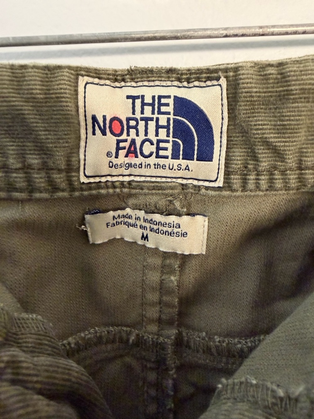 The North Face Olive Corduroy Waistband Pants - Picture 2 of 4